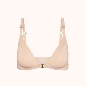 34D • Lively • Front Close No-Wire Bra - Toasted Almond
